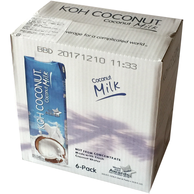 コー ココナッツミルク飲料 1リットル×6本