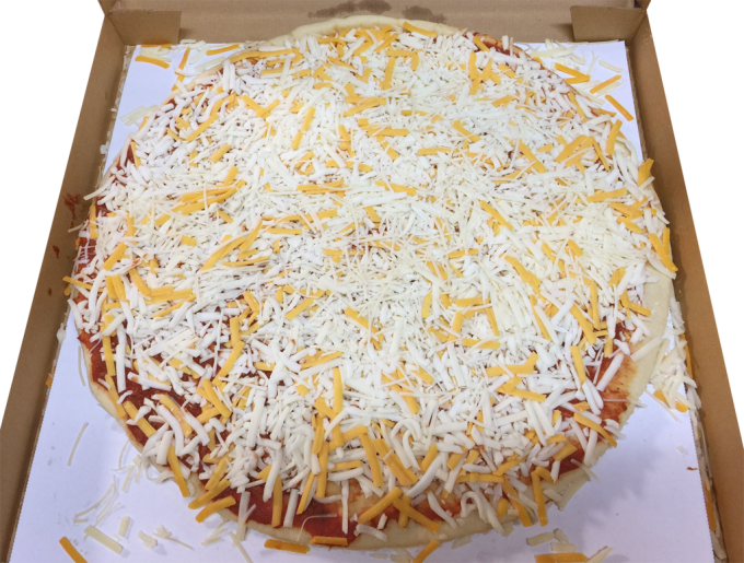 丸型ピザ5色チーズ